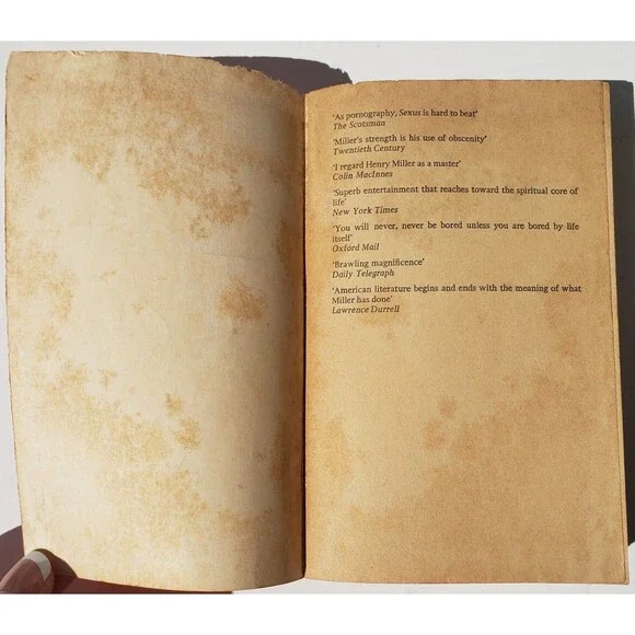 Tropic Of Capricorn & Sexus by Henry Miller Vintage Paperbacks 1961 & 1973 - Picture 9 of 16